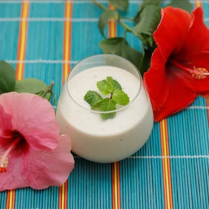 SINH TỐ CHUỐI DỪA BƠ LẠC