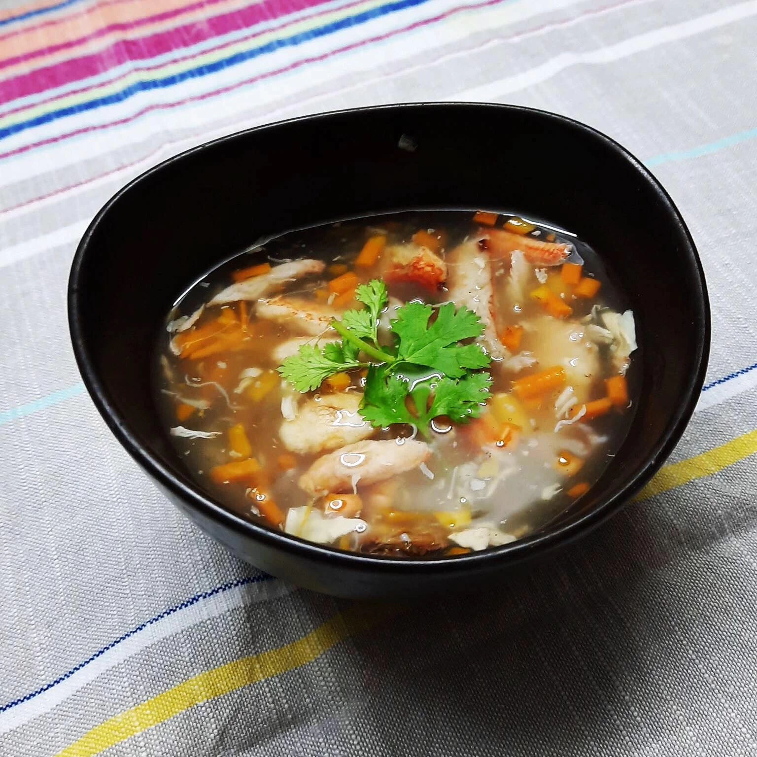 SÚP CUA CÀ RỐT