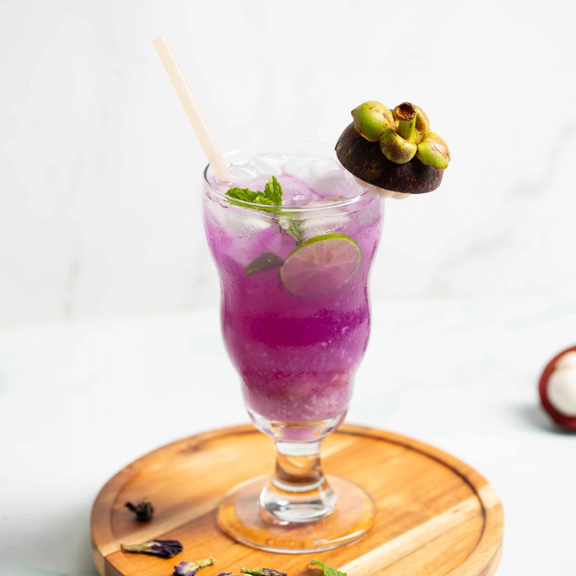 TRÀ HOA ĐẬU BIẾC MĂNG CỤT