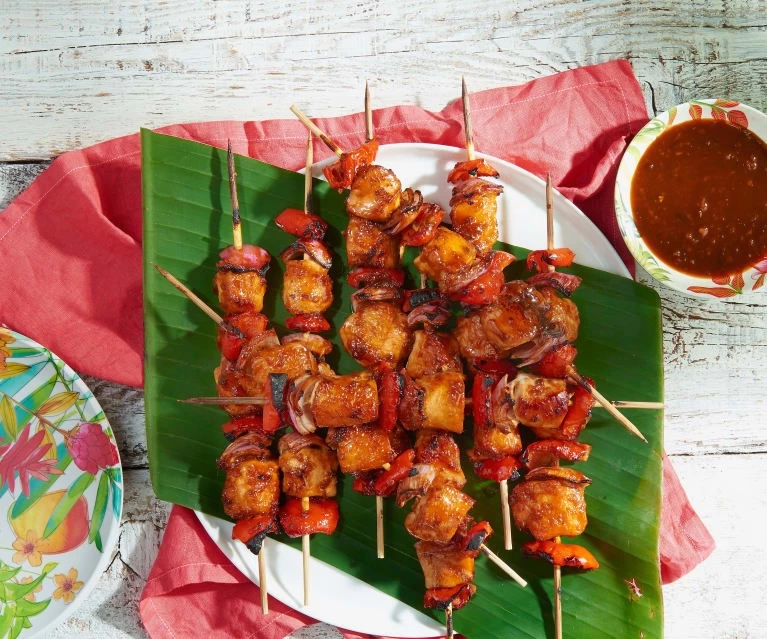 XIÊN GÀ NƯỚNG SỐT HULI HULI