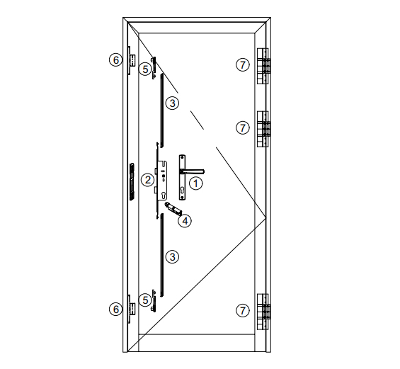 Cách lắp cửa đi 1 cánh