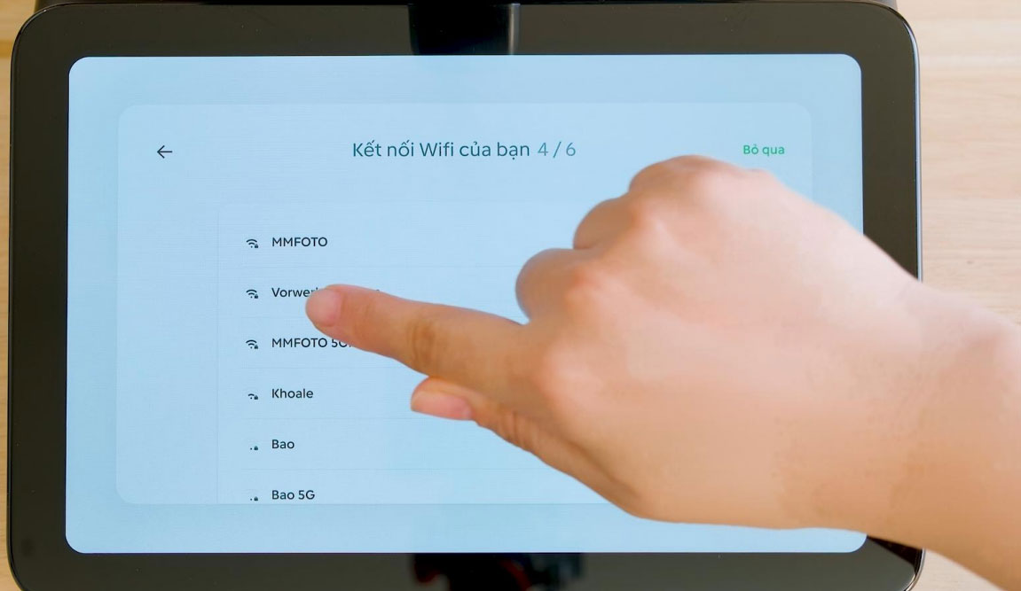 Cấu hình Wifi cho máy Thermomix TM7