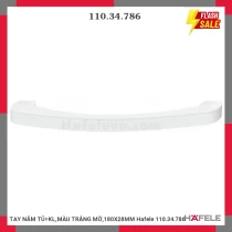 TAY NẮM TỦ=KL,MÀU TRẮNG MỜ,180X28MM Hafele 110.34.786