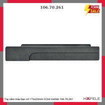 Tay nắm màu bạc cổ 173x23mm CC64 Hafele 106.70.261