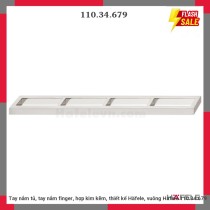 Tay nắm tủ, tay nắm finger, hợp kim kẽm, thiết kế Häfele, vuông Hafele 110.34.679