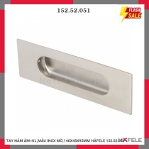 TAY NẮM ÂM=KL,MÀU INOX MỜ,140X45X95MM HÄFELE 152.52.051