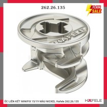 ỐC LIÊN KẾT MINIFIX 15/19 MÀU NICKEL Hafele 262.26.135