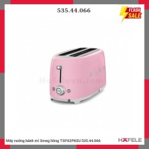 Máy nướng bánh mỉ Smeg hồng TSF02PKEU 535.44.066