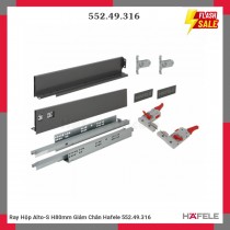 Ray Hộp Alto-S H80mm Giảm Chấn Hafele 552.49.316