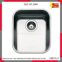 Chậu inox âm 1-hộc 360x420x182 UM40 HÄFELE 567.97.290