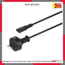 Dây nguồn, cho các thiết bị nhỏ có đầu vào C8 250 V Hafele 833.89.001