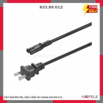 DÂY NGUỒN 5M, ĐẦU CẮM US Hafele 833.89.012