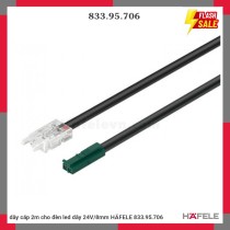 dây cáp 2m cho đèn led dây 24V/8mm HÄFELE 833.95.706