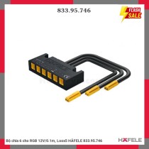 Bộ chia 6 cho RGB 12V/0.1m, Loox5 HÄFELE 833.95.746