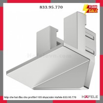 Nắp che hai đầu cho profile1105 nhựa/xám Hafele 833.95.770