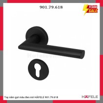 Tay nắm gạt màu đen mờ HÄFELE 901.79.618