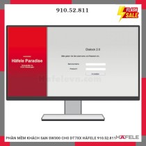 PHẦN MỀM KHÁCH SẠN SW300 CHO DT7XX HÄFELE 910.52.811