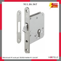 Slid.dr.lock PC ss.br.pol. 55/R20 Hafele 911.26.367