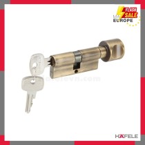 Ruột Khóa 1 Đầu Chìa 1 Đầu Vặn 81mm Hafele 916.08.294