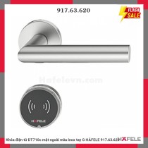 Mặt ngoài Khóa điện tử DT710c màu inox tay G HÄFELE 917.63.620