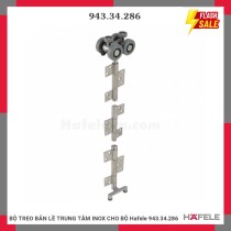 BỘ TREO BẢN LỀ TRUNG TÂM INOX CHO BỘ Hafele 943.34.286