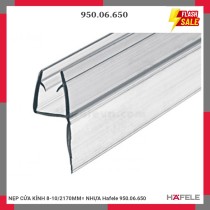 NẸP CỬA KÍNH 8-10/2170MM= NHỰA Hafele 950.06.650