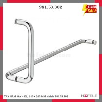 TAY NẮM ĐẨY = KL, 610 X 203 MM Hafele 981.53.302