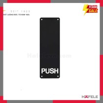 Bảng Đẩy Cửa Push Màu Đen Hafele 987.11.303