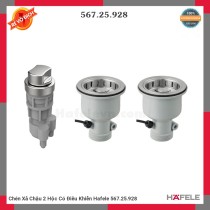 Chén Xả Chậu 2 Hộc Có Điều Khiển Hafele 567.25.928