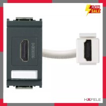 Ổ cắm HDMI màu bạc Hafele 985.56.094