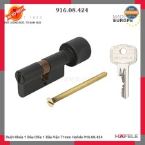 Ruột Khóa 1 Đầu Chìa 1 Đầu Vặn 71mm Hafele 916.08.424