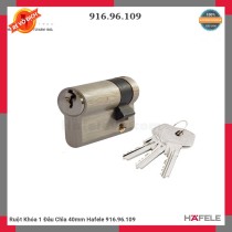 Ruột Khóa 1 Đầu Chìa 40mm Hafele 916.96.109