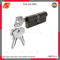 Ruột Khóa 2 Đầu Chìa 71mm Hafele 916.63.904