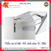 Tay Nâng Free Fold Short I6fs Nắp Trắng Hafele 493.05.901