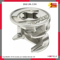 Cas.Minifix 15/18 zi.nick.col. Hafele 262.26.134