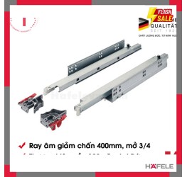 Ray Âm EPC Plus Giảm Chấn Mở 3/4 D400mm Hafele 433.03.004