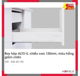 Ray Hộp Alto-S Giảm Chấn H120mm Hafele 552.49.735