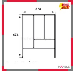 Khay Chia Ngăn Kéo Rộng 450mm Hafele 552.52.804