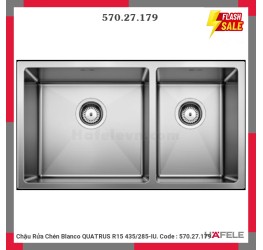 Chậu Rửa Chén Blanco QUATRUS R15 435/285-IU. Code : 570.27.179