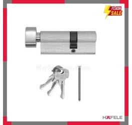 Ruột Khóa Cửa Nhôm 1 Đầu Chìa 1 Đầu Vặn 75mm Hafele 916.96.530