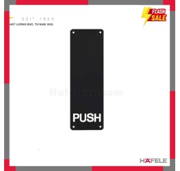 Bảng Đẩy Cửa Push Màu Đen Hafele 987.11.303