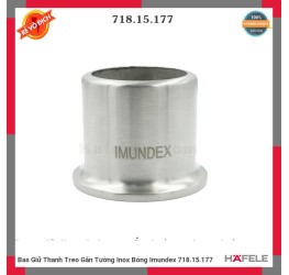 Bas Giữ Thanh Treo Gắn Tường Inox Bóng Imundex 718.15.177