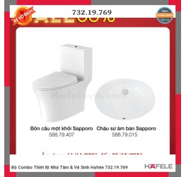 Bộ Combo Thiết Bị Nhà Tắm & Vệ Sinh Hafele 732.19.769