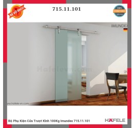 Bộ Phụ Kiện Cửa Trượt Kính 100Kg Imundex 715.11.101