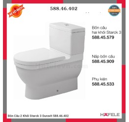 Bồn Cầu 2 Khối Starck 3 Duravit 588.46.402