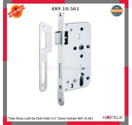 Thân Khóa Lưỡi Gà Chốt Chết C/C 72mm Hafele 489.10.561