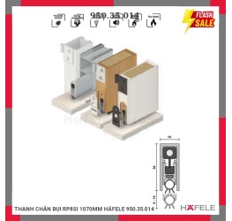 THANH CHẮN BỤI RP8SI 1070MM HÄFELE 950.35.014