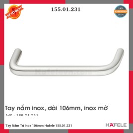 Tay Nắm Tủ Inox 106mm Hafele 155.01.231