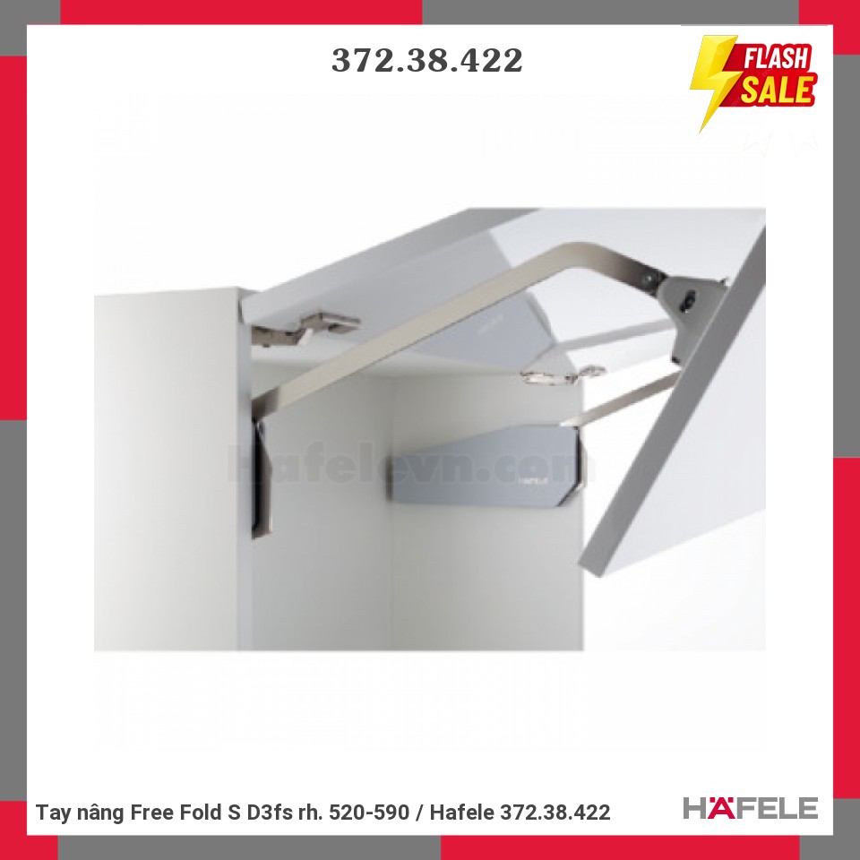 Tay nâng Free Fold S D3fs rh. 520-590 / Hafele 372.38.422