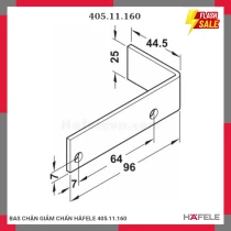 BAS CHẶN GIẢM CHẤN HÄFELE 405.11.160